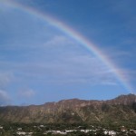 Rainbow over Diamond Head 6.20.11