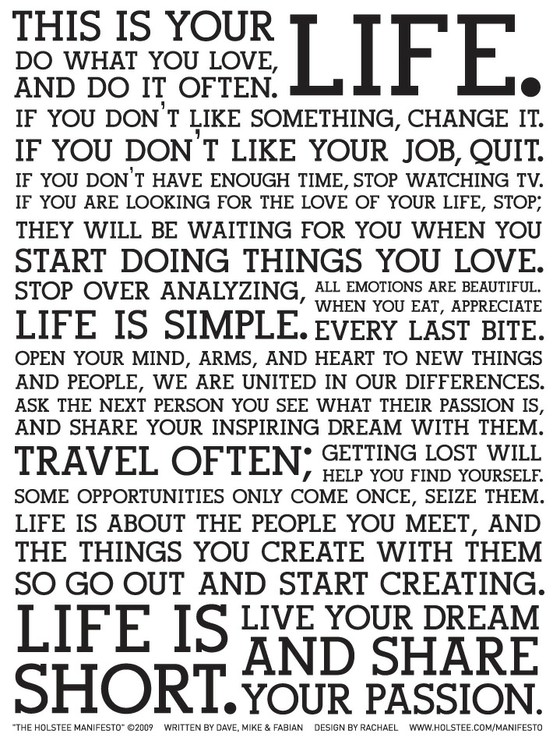 This is your LIFE.